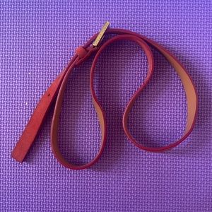 Hugo boss belt red red suede / brown leather - 31”-34”